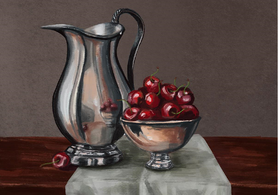 Still Life Painting by a VCA Student. 